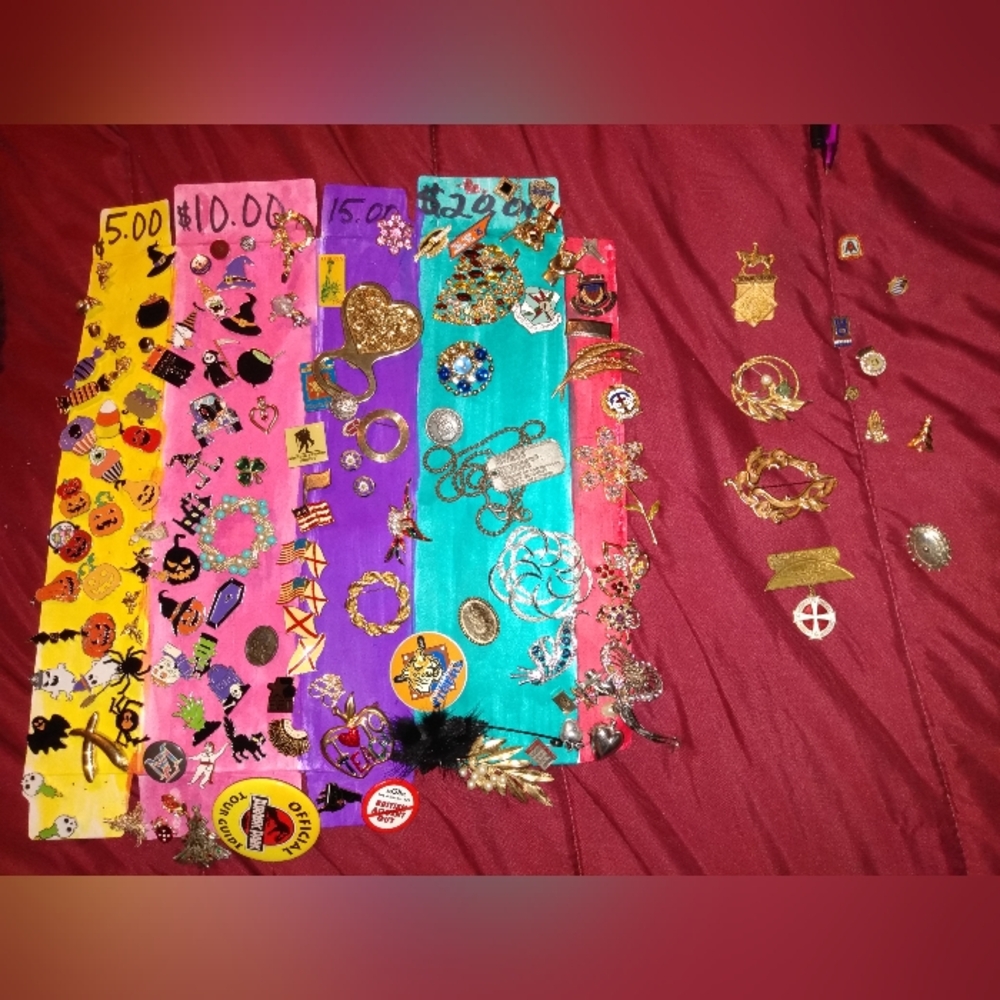 Pins and Broaches of all kinds